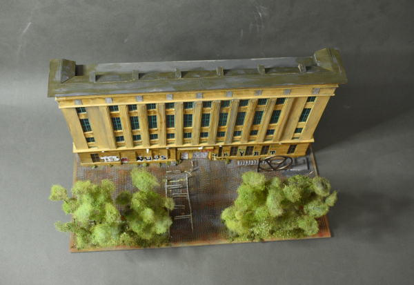 Berlin's Berghain club scale model