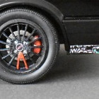 Detalle rueda de VolskWagen Golf MK2 1:18