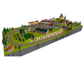 model landscape base 180x75 size