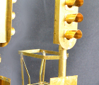 Decorative scale model detail of a RENFE style traffic light